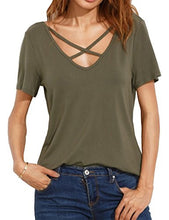 Women's Summer Cross Front Tops